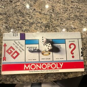 Vintage 1974 Monopoly Board Game COMPLETE Parker Brothers